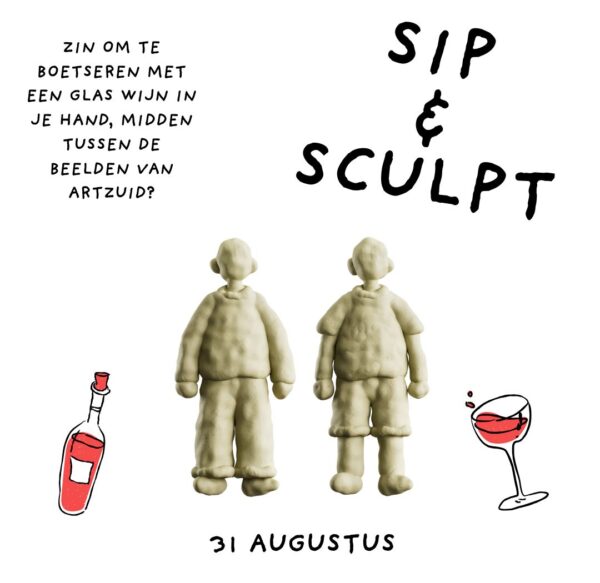 SIP & SCULPT — 31 augustus — ARTZUID